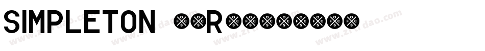 Simpleton (BRK)字体转换